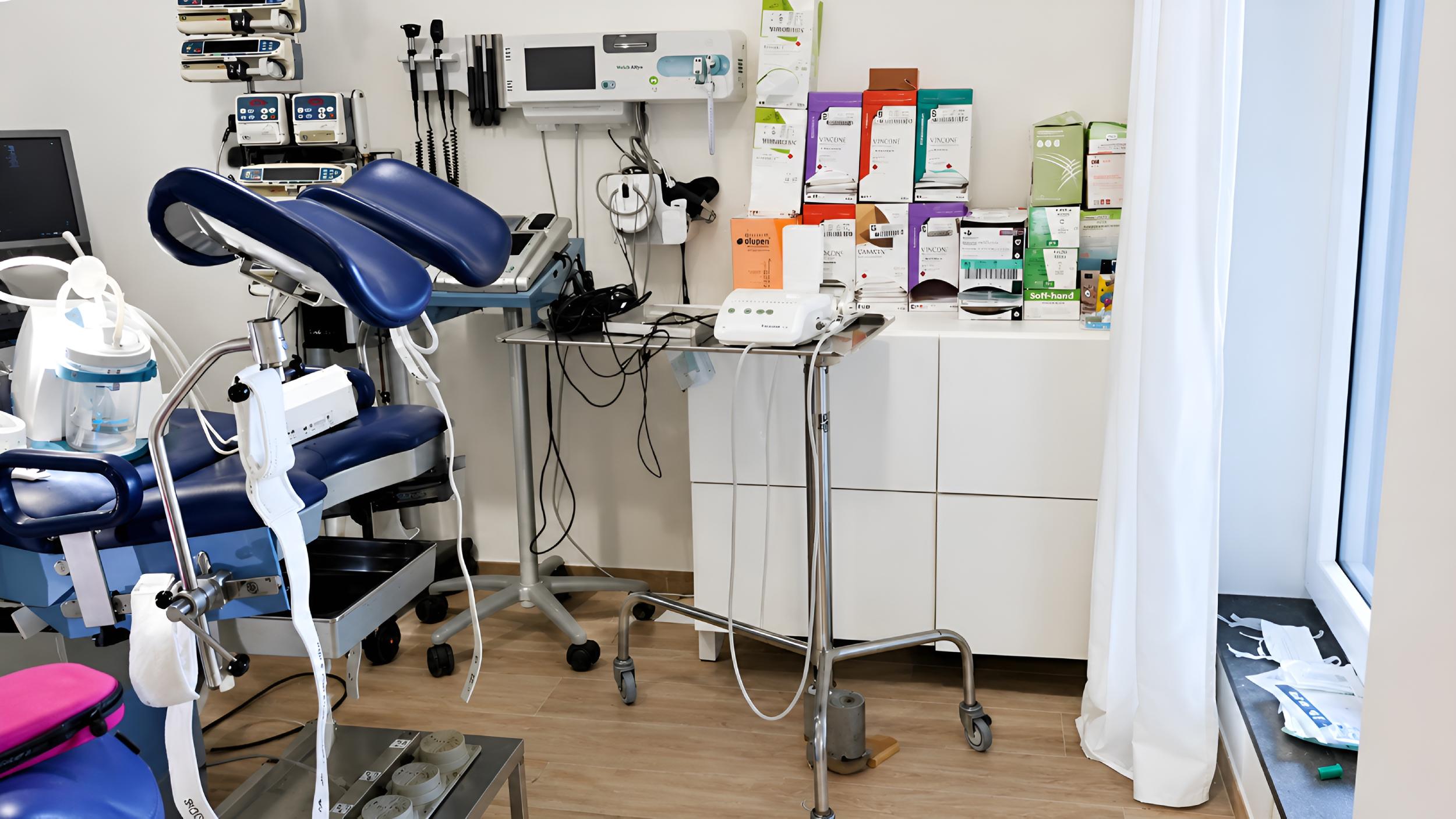 Medical consultation room at Amara Fetish Clinic